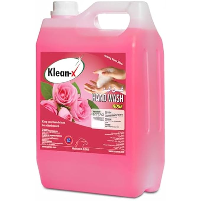 Klean-X KLEAN X HAND WASH  ANTIBACTERIAL & MOISTURIZING LIQUID SOAP, 5 LTR  GENTLE, DERMATOLOGIST-APPROVED, SOFT ON SKIN, SUITABLE FOR ALL SKIN TYPES, SOFT HANDS - Image 2